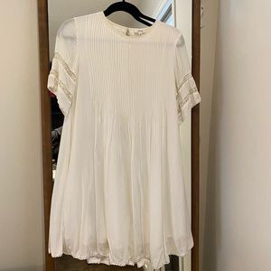 Aritzia Wilfred Sonore Dress white size small